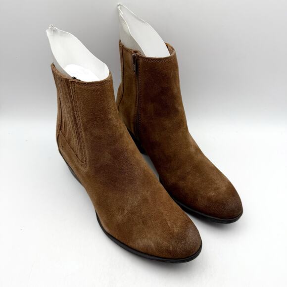 Josef Seibel Womens Daphne 44 Booties EU 38 US 7-7.5M Brown Velour Leather NWOB - Picture 6 of 13
